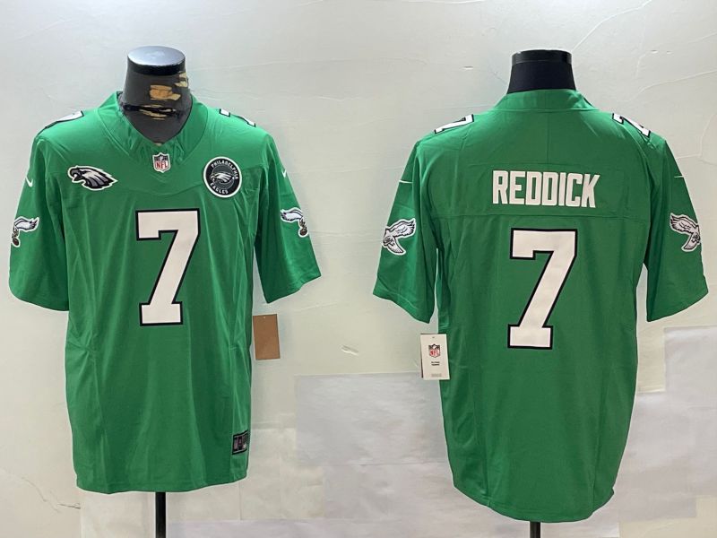 Men Philadelphia Eagles #7 Reddick Green Throwback 2024 Nike Vapor Limited NFL Jersey style 3->philadelphia eagles->NFL Jersey
